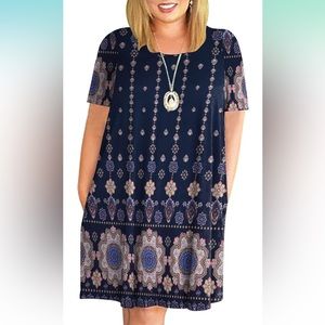 T-shirt dress with pockets